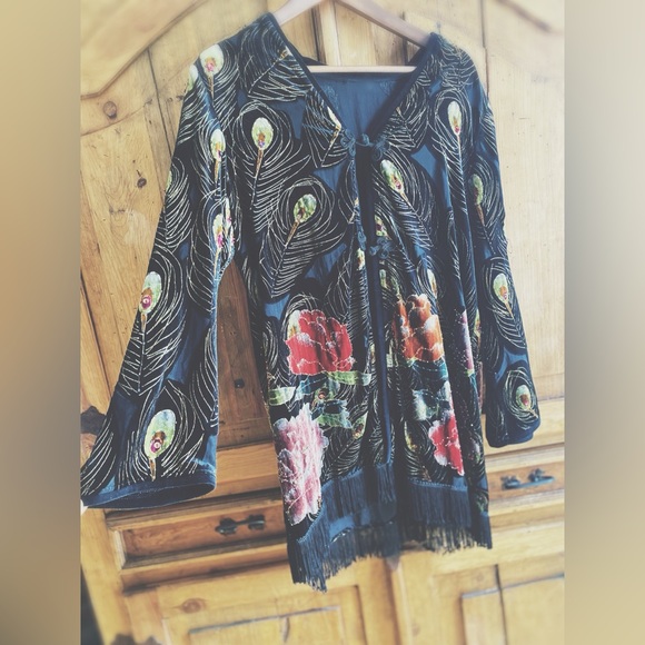 Jacket  Silk & Velvet Opera Jacket Victorian HP🌵 - Picture 12 of 14